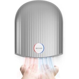 BEZADI Automatic Hand Dryer Commercial Restroom Bathroom Wall Mount Silver